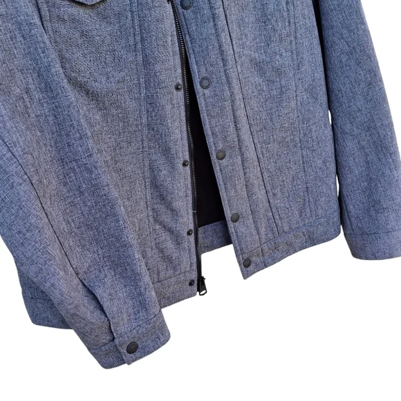 Levi's Strauss & Company, Grey Zip Snap Trucker Utility Jacket, Men Size Small - Picture 5 of 16